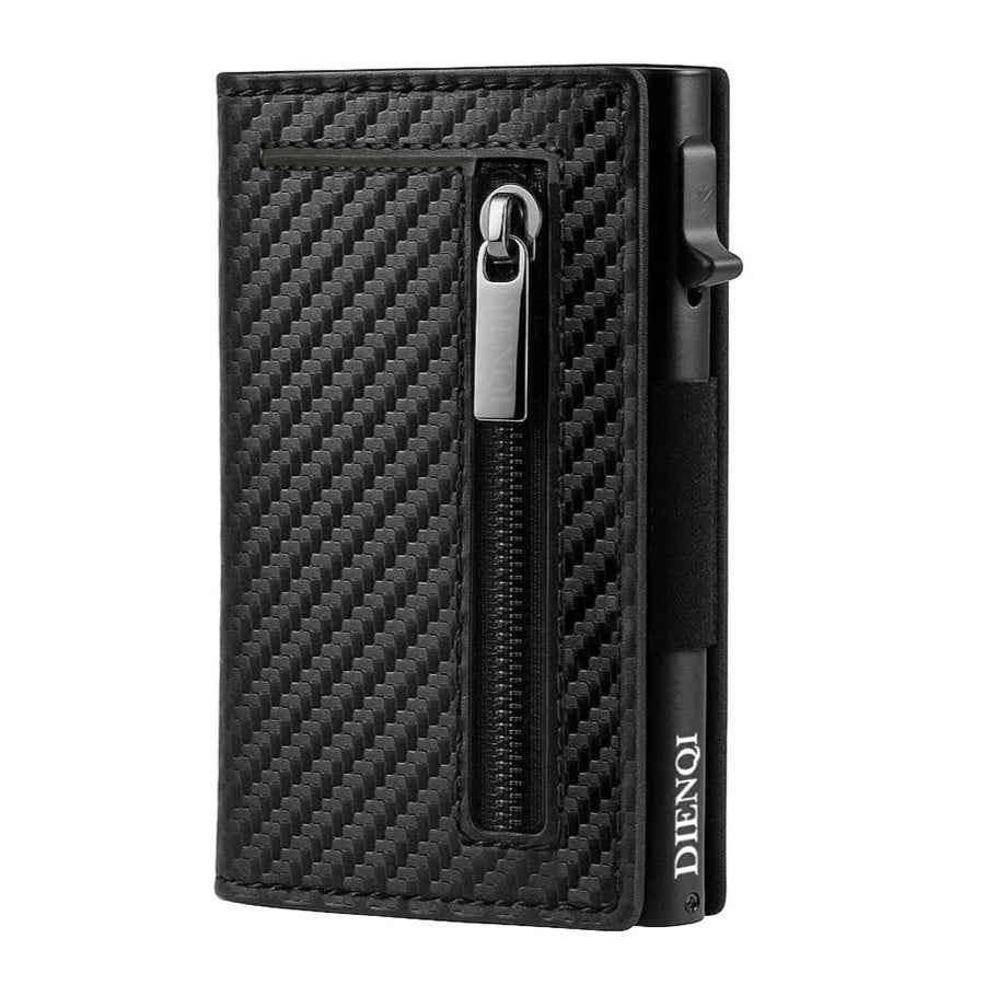 Porta-Cartões Moderno com Fecho Magnético – Proteção RFID e Acabamento em Pele Sintética Porta-Cartões Moderno com Fecho Magnético – Proteção RFID e Acabamento em Pele Sintética